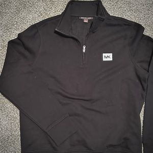 Men’s Michael Kors black 1/4 zip Pullover